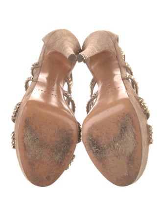 Casadei Suede Gladiator Sandals