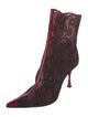 Casadei Lace Lace Pattern Boots