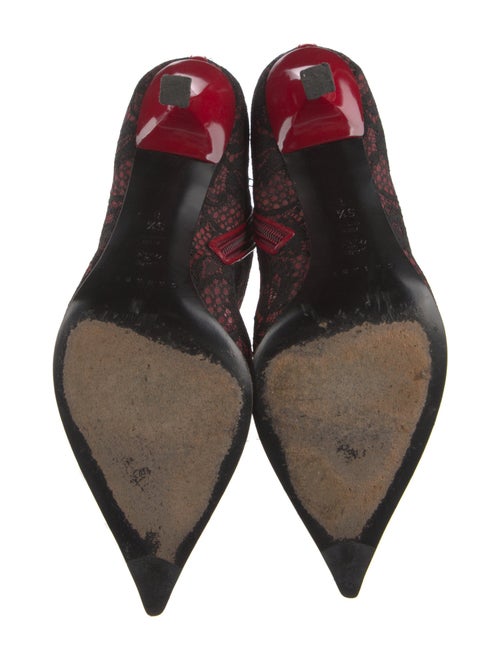 Casadei Lace Lace Pattern Boots