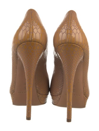 Casadei Snakeskin Pumps
