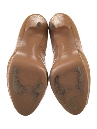 Casadei Snakeskin Pumps