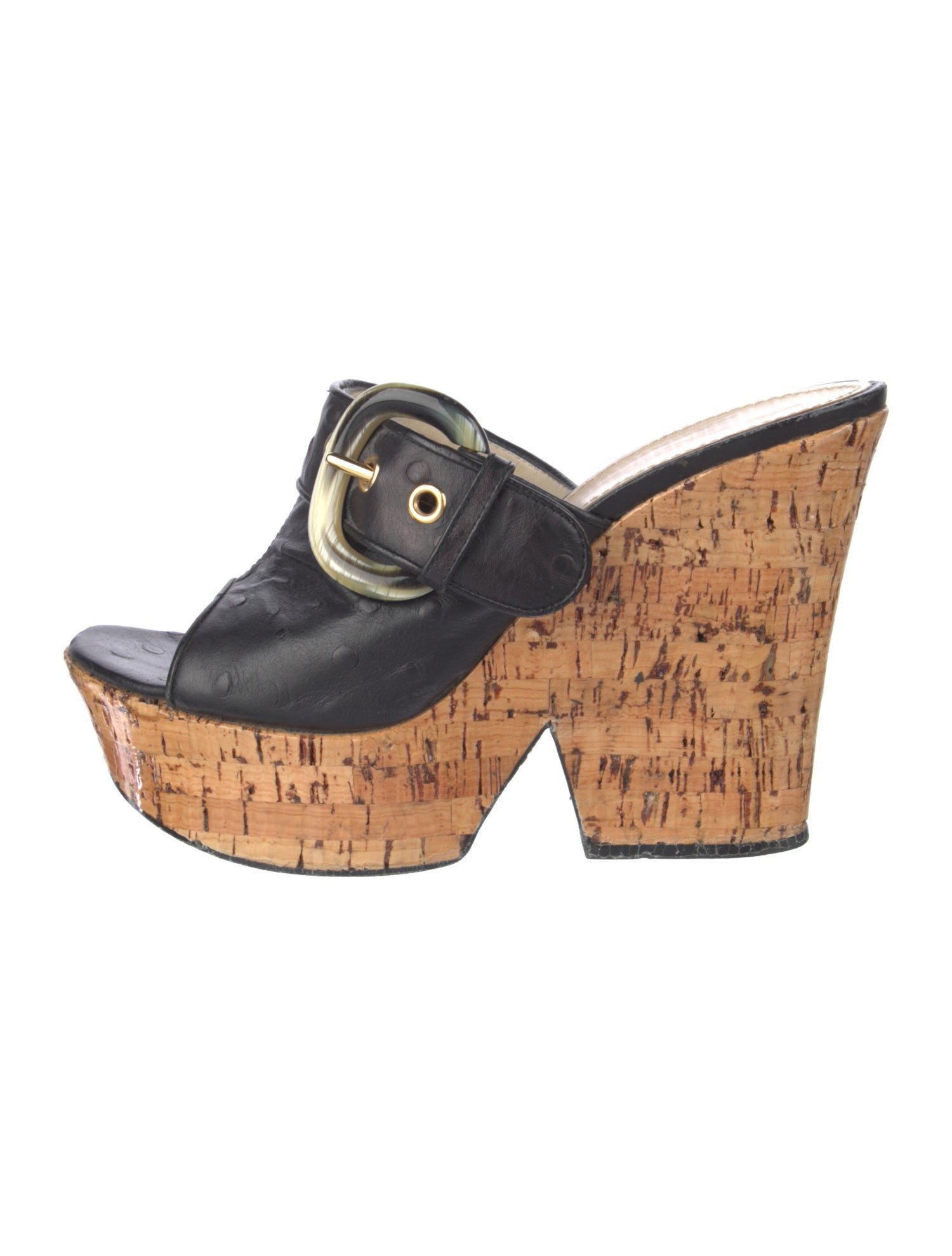 Casadei Patent Leather Slides