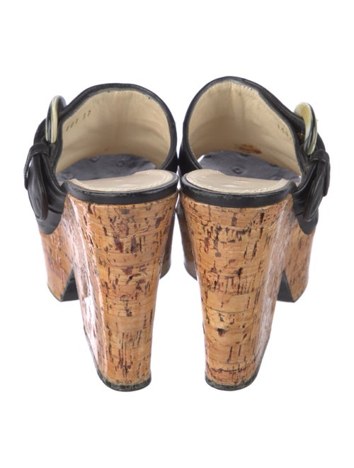 Casadei Patent Leather Slides