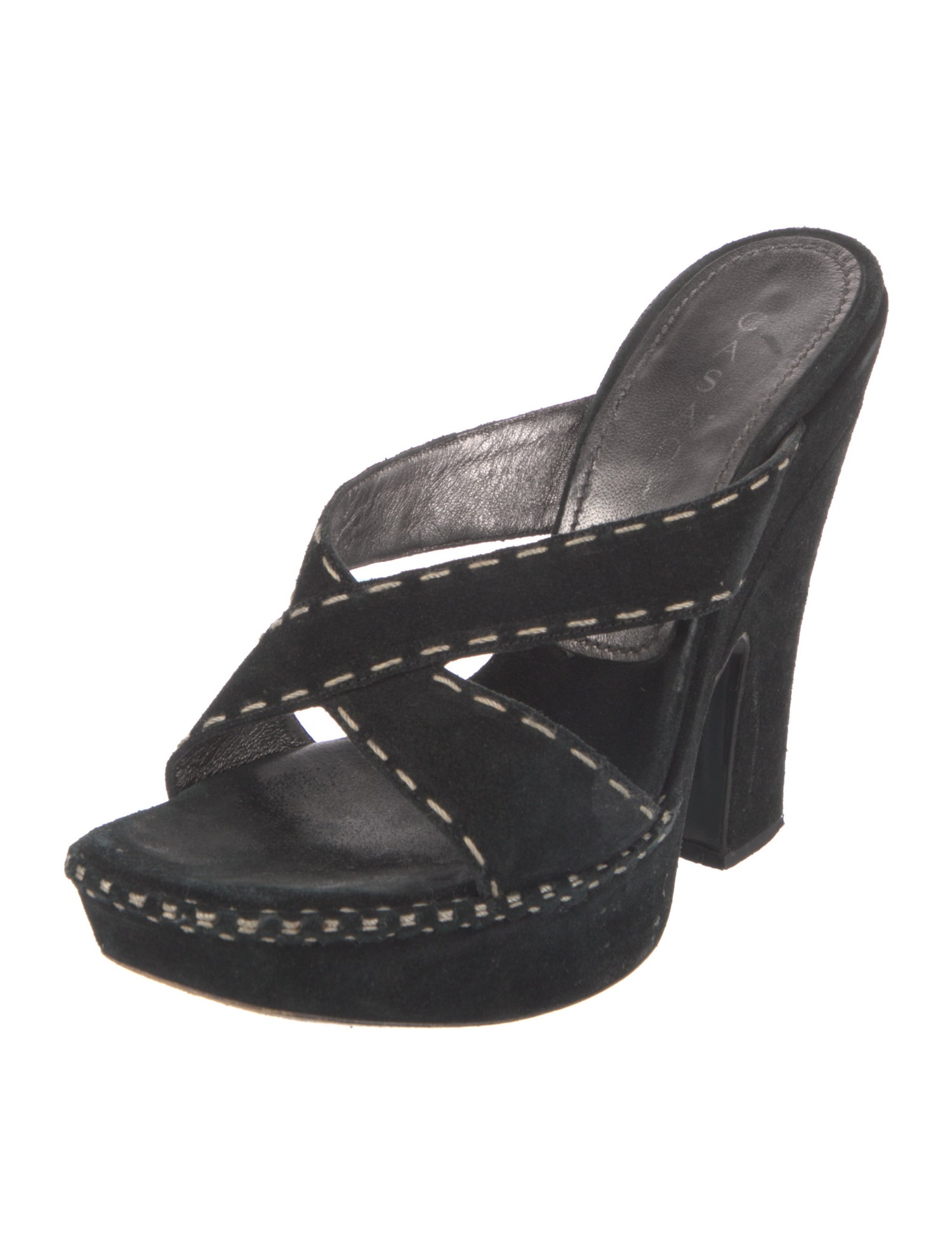 Casadei Suede Slides