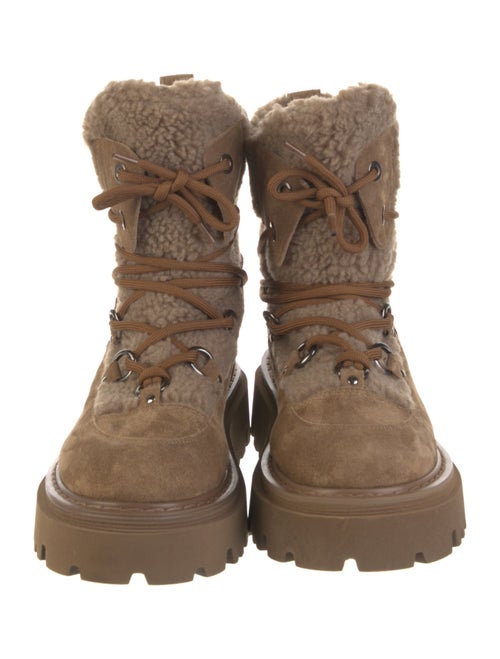 Casadei Suede Lace-Up Boots