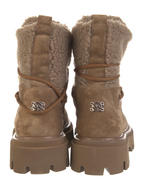 Casadei Suede Lace-Up Boots