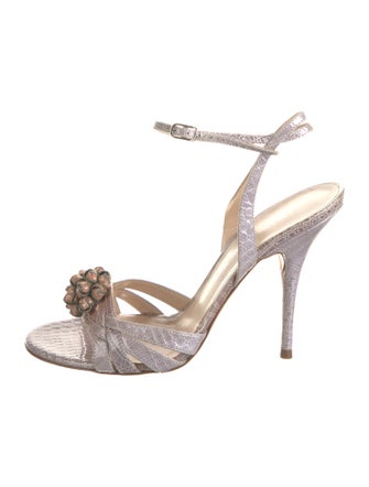 Casadei Chain-Link Accents Sandals