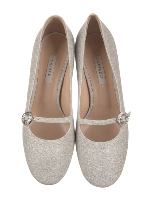 Casadei Glitter Accents Pumps