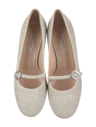 Casadei Glitter Accents Pumps
