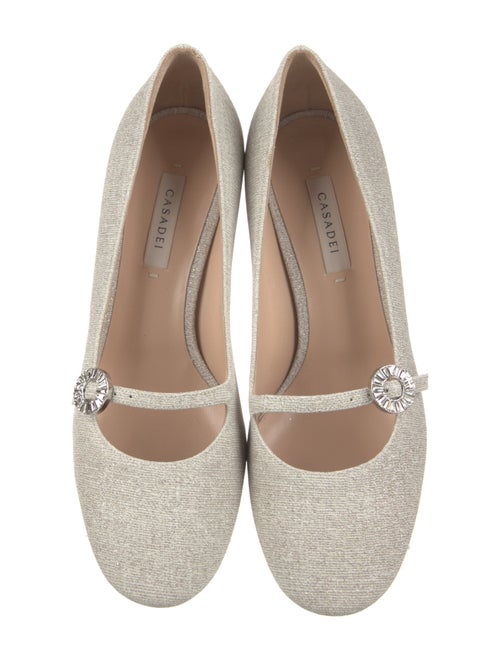 Casadei Glitter Accents Pumps