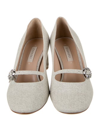 Casadei Glitter Accents Pumps
