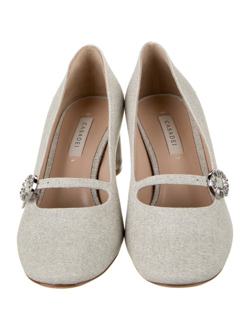 Casadei Glitter Accents Pumps