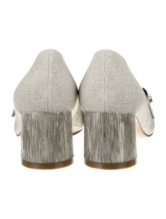 Casadei Glitter Accents Pumps