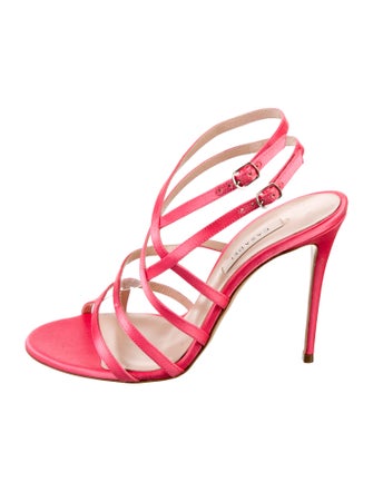 Casadei Leather Slingback Sandals