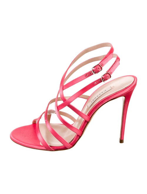 Casadei Leather Slingback Sandals