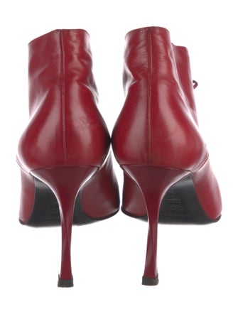 Casadei Leather Lace-Up Boots