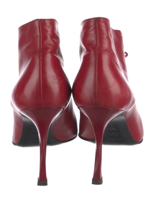 Casadei Leather Lace-Up Boots