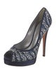 Casadei Crystal Crystal Embellishments Pumps