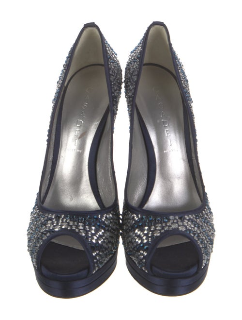 Casadei Crystal Crystal Embellishments Pumps