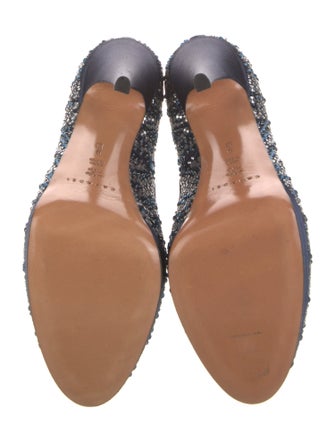 Casadei Crystal Crystal Embellishments Pumps