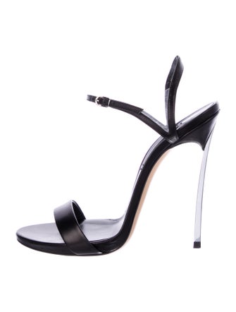 Casadei Leather Slingback Sandals