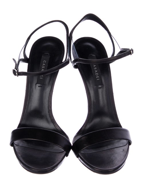 Casadei Leather Slingback Sandals