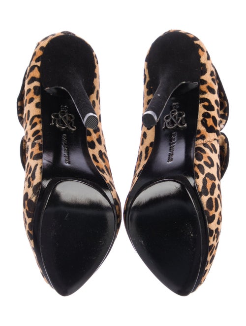 Rock & Republic Ponyhair Animal Print Pumps