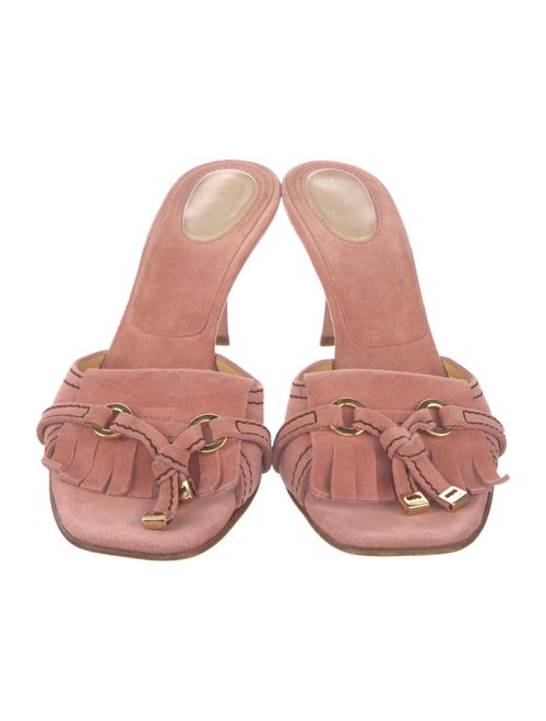 Casadei Suede Slides