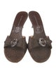 Casadei Leather Slides