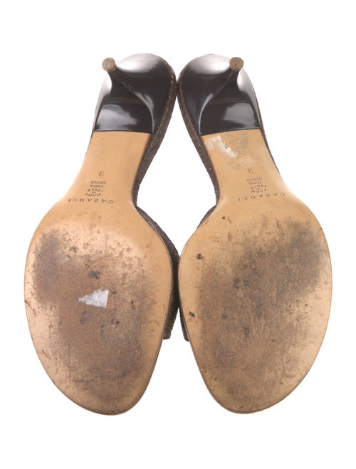 Casadei Leather Slides