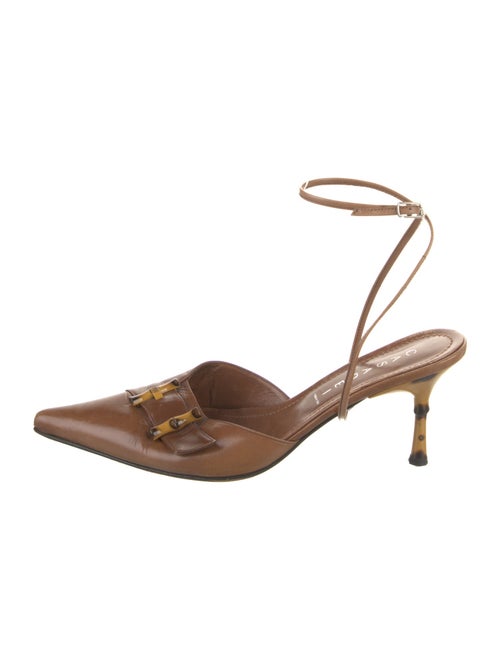 Casadei Leather Slingback Pumps