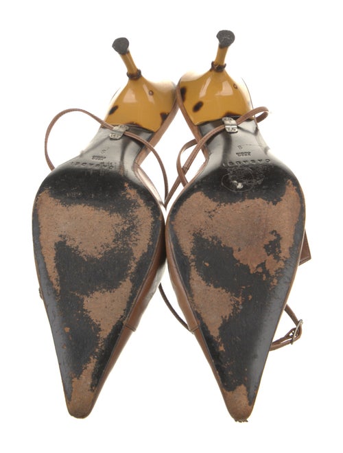 Casadei Leather Slingback Pumps