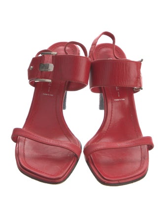 Casadei Leather Slingback Sandals