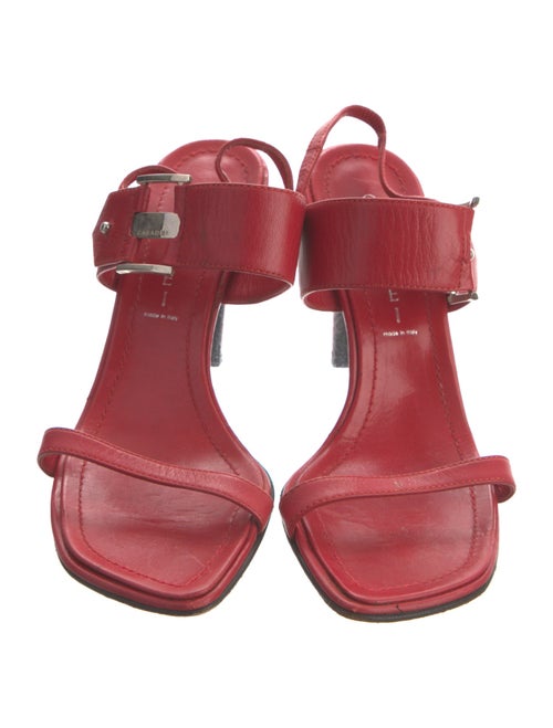 Casadei Leather Slingback Sandals