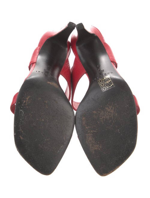 Casadei Leather Slingback Sandals
