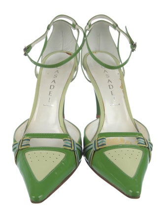 Casadei Patent Leather D'Orsay Pumps