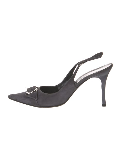Casadei Leather Slingback Pumps