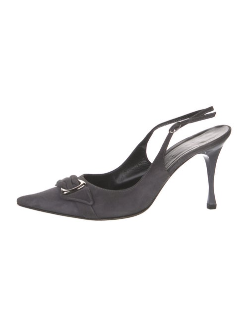 Casadei Leather Slingback Pumps