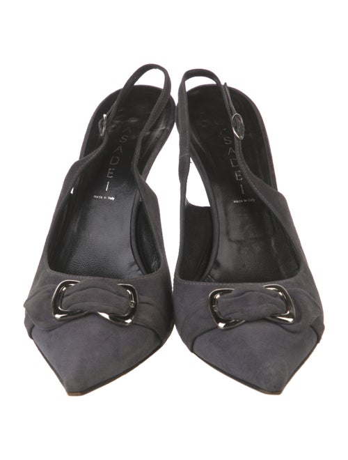 Casadei Leather Slingback Pumps