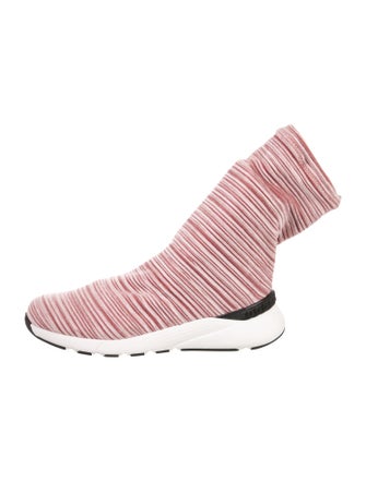 Casadei Striped Sock Sneakers