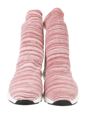Casadei Striped Sock Sneakers
