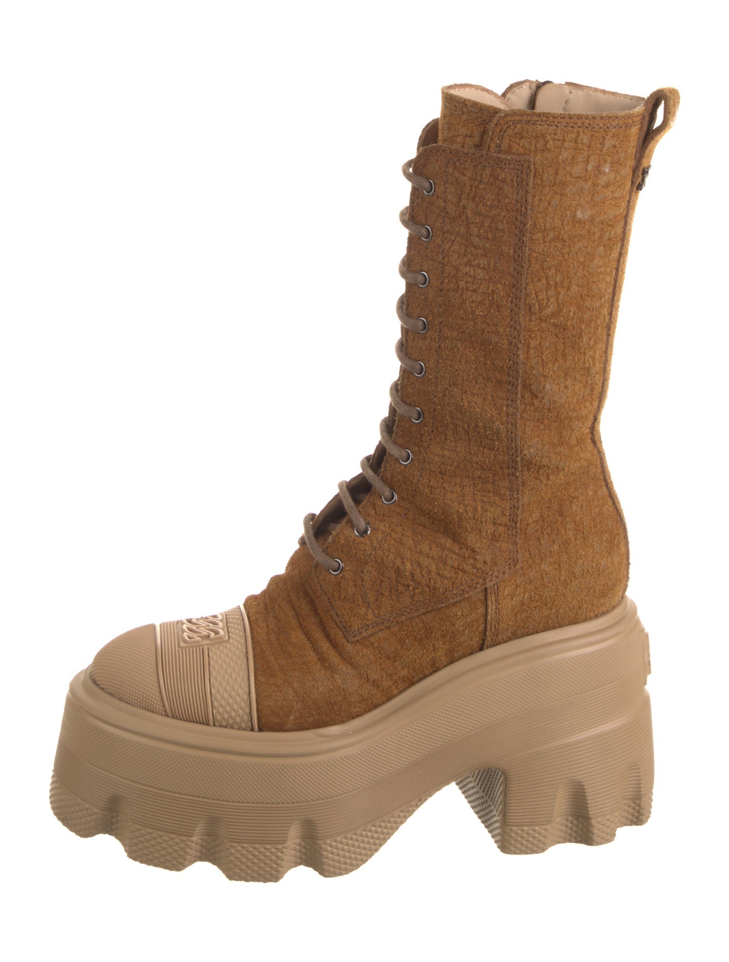 Casadei Suede Combat Boots