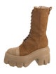 Casadei Suede Combat Boots