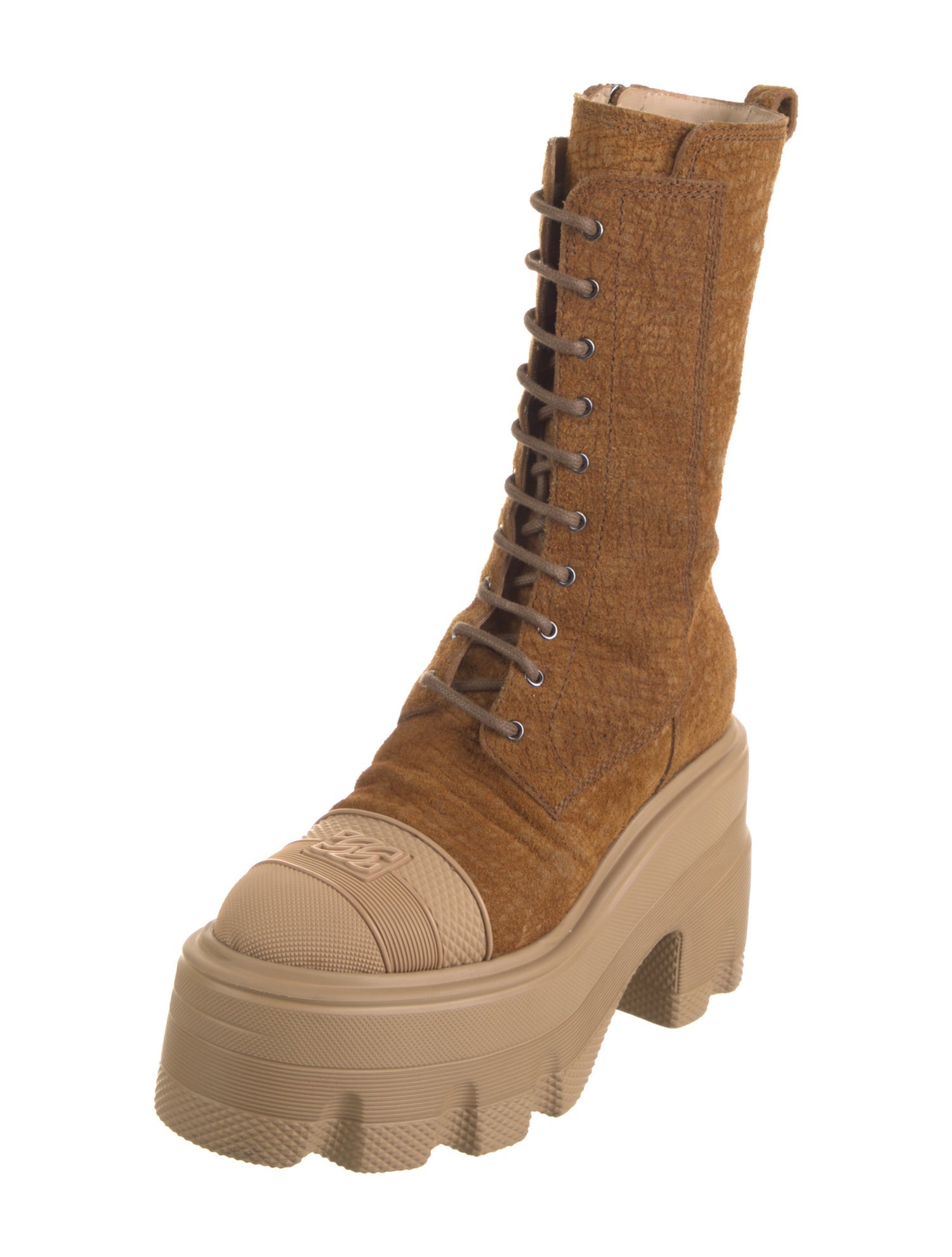 Casadei Suede Combat Boots