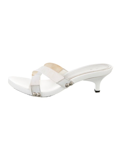 Casadei Leather Slides