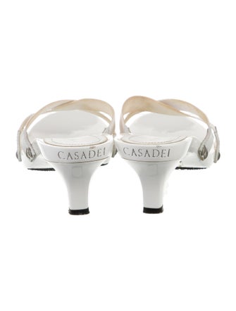 Casadei Leather Slides