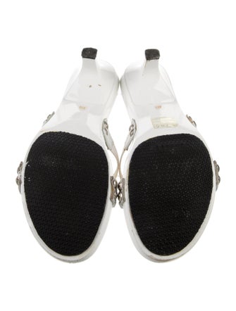 Casadei Leather Slides