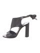 Casadei Leather T-Strap Sandals