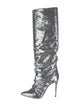 Casadei Sequins Patterned Boots