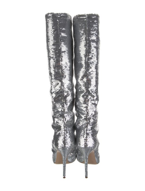 Casadei Sequins Patterned Boots